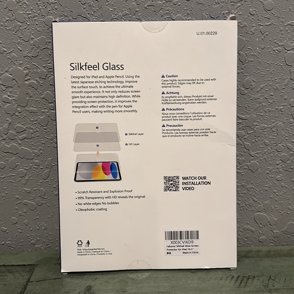 Fabunor EZ Kit Glass Screen Protector for IPad 10.2” - Picture 2 of 3